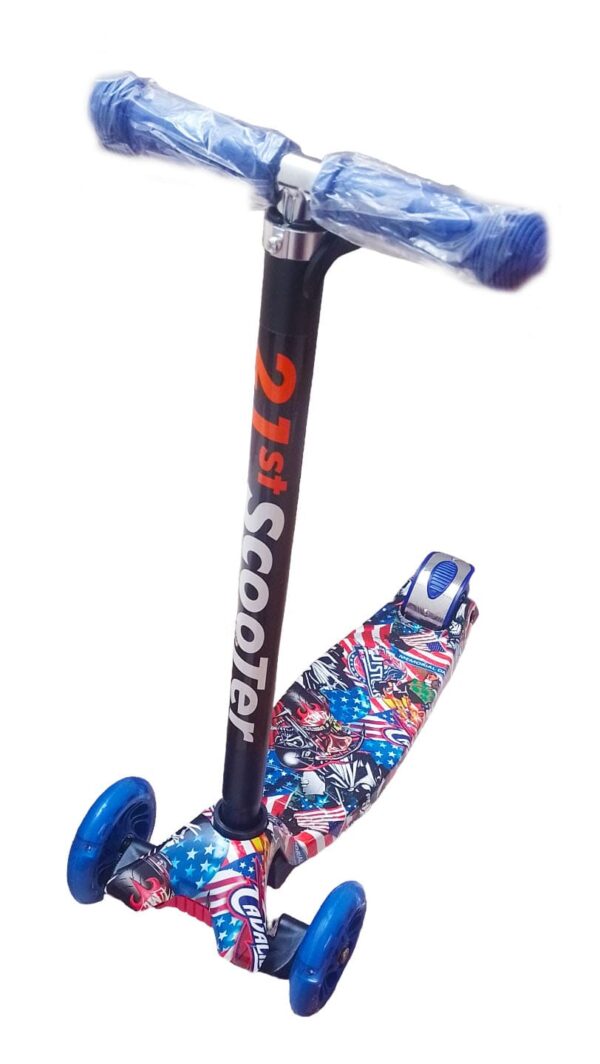Monopatín Scooter patineta para niños, luces en las ruedas - Imagen 3